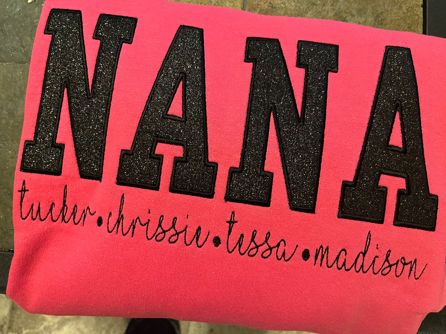 Personalized sweatshirt