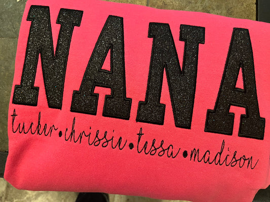 Personalized sweatshirt